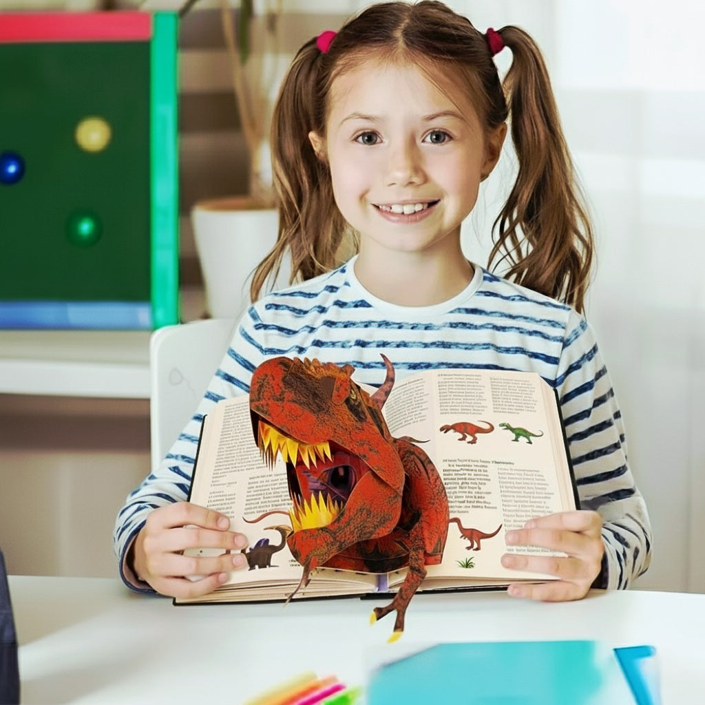 🔥 Last Day Sale | 3D Dinosaur Adventure Pop-Up Book™