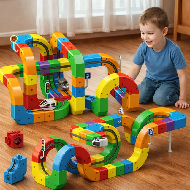 🔥 Last Day Sale | WonderRail Modular 3D Train Track
