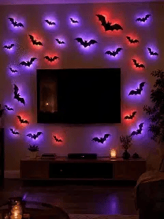 GlowBats LED Spooky Wall Pack