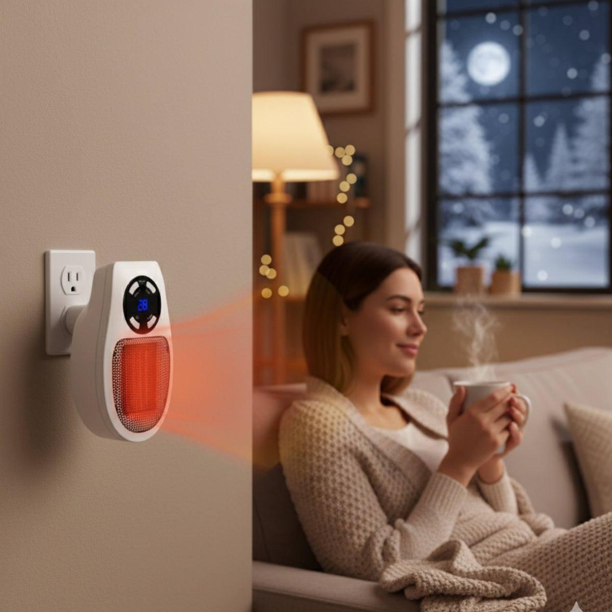 🔥 Last Day Sale | InstantHeat™ Portable Electric Room Heater – DeepSleep