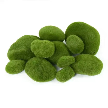 Incredible Velvet Moss Stones | 10 Pcs 🌳