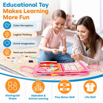 Interactive Wooden Montessori Busy Board