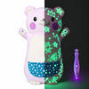 Light-Up Drawing Plush Toy – Draw, Glow & Redraw with Light Pen