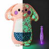 Light-Up Drawing Plush Toy – Draw, Glow & Redraw with Light Pen