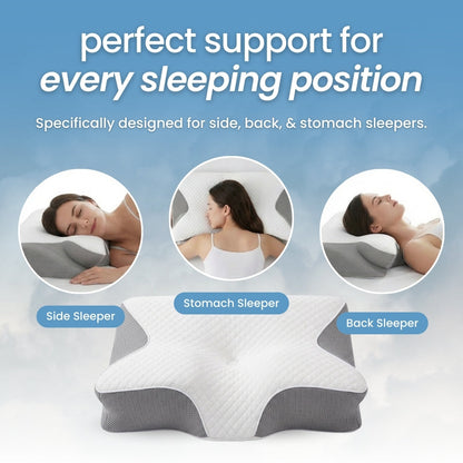 🔥 Last Day Sale | DeepSleep™ Orthopedic Contour Relief Sleep Pillow