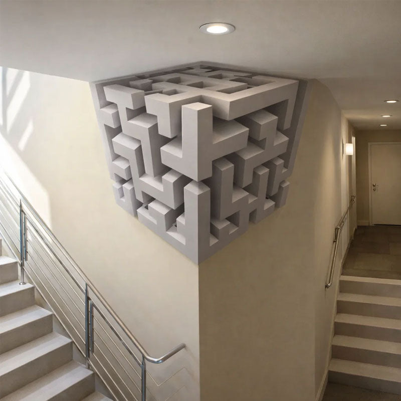 🔥 Last Day Sale | NordikHaus™ Floating Cube Illusion Decal