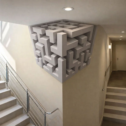 🔥 Last Day Sale | NordikHaus™ Floating Cube Illusion Decal