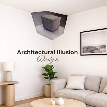 🔥 Last Day Sale | NordikHaus™ Floating Cube Illusion Decal