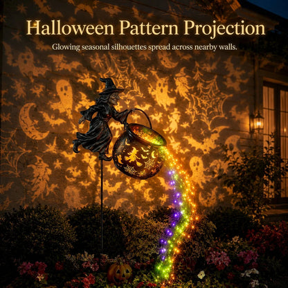 🔥 Last Day 49% OFF🎃 Halloween Witch Cauldron Garden Light