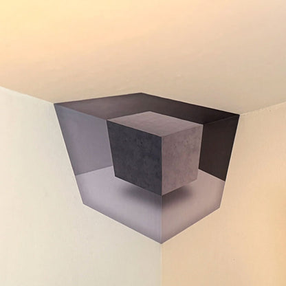 🔥 Last Day Sale | NordikHaus™ Floating Cube Illusion Decal