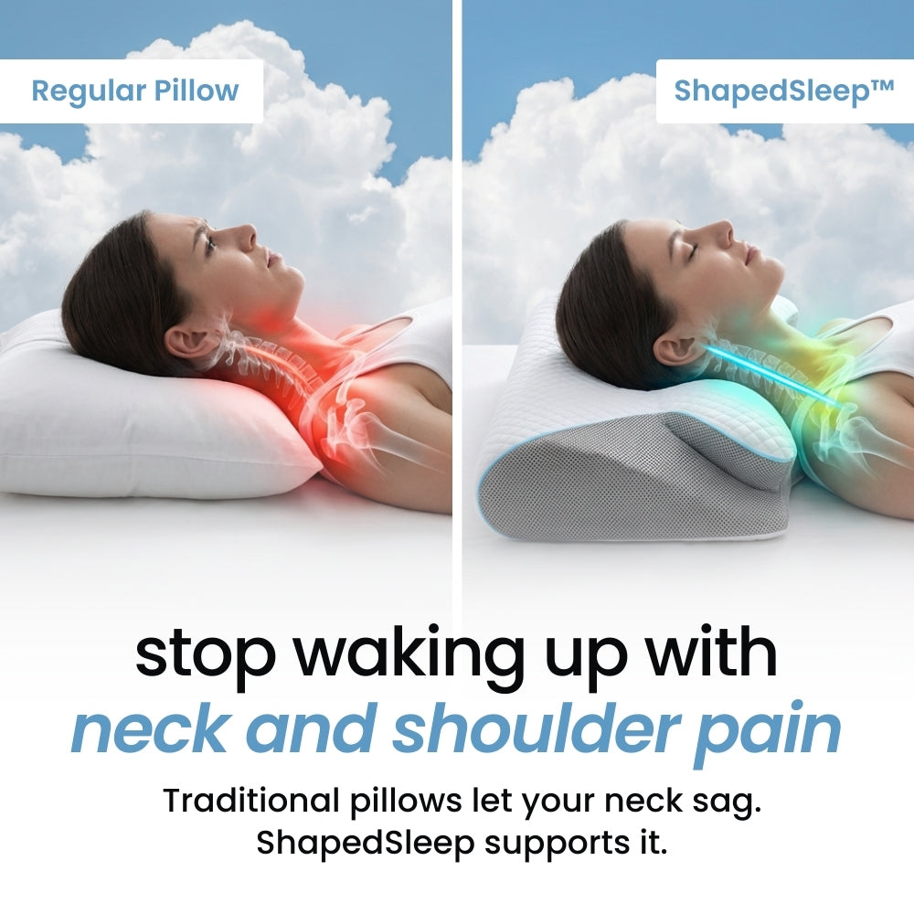 🔥 Last Day Sale | DeepSleep™ Orthopedic Contour Relief Sleep Pillow
