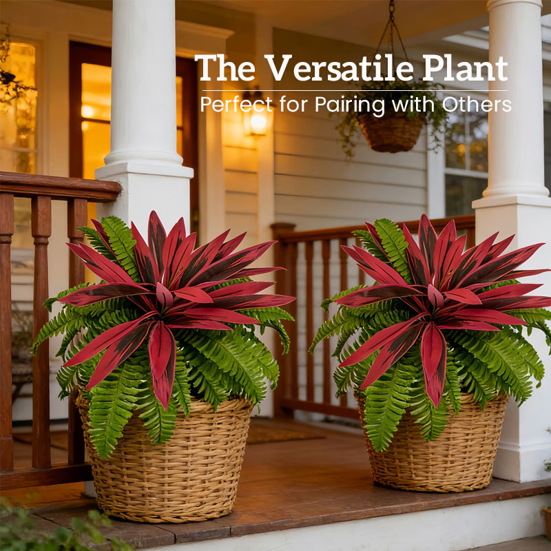 🔥 Last Day Sale | Lush Everlast Faux Ti Plant