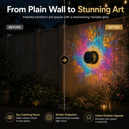 🔥 Last Day Sale | Gardena™ Mandala Solar Wall Light
